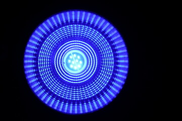 abstract blue circle