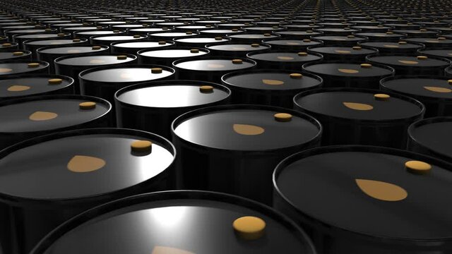Global international commodity trade in oil, Crude oil barrels concept