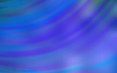 Fototapeta premium Light BLUE vector background with bent lines.