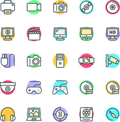 
Multimedia Cool Vector Icons 1
