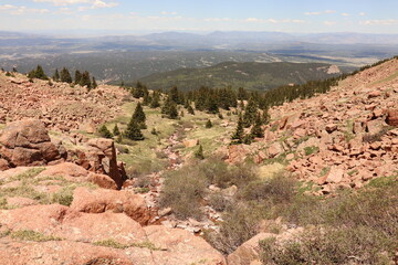 Rocky Mountain valley in Colorado