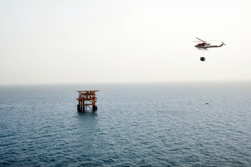 Fototapeta premium offshore oil and gas exploration and production 