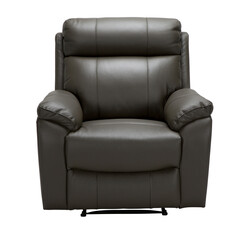 dark brown leather chair recliner