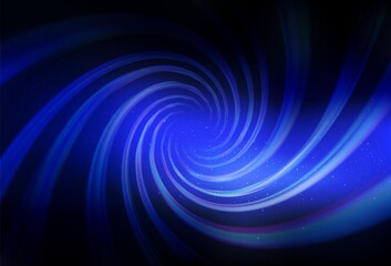 Dark BLUE vector texture with milky way stars.