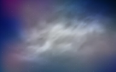 Fototapeta na wymiar Light Pink, Blue vector background with galaxy stars.