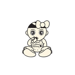 baby children cartoon characters graphic 