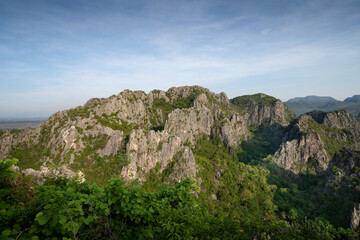 Fototapeta na wymiar national park Kowdang mountain Prachuapkhirikhan Thailand