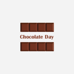 logo cocholate day vector icon templet