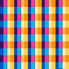 Seamless multicolored tablecloth pattern, texture