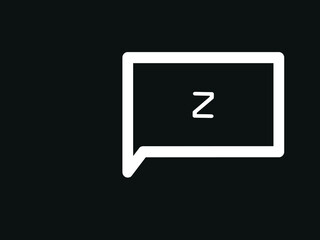 Capital letter Z vector image