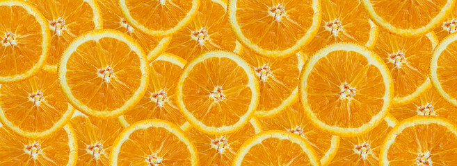 Mixed slice of fresh orange, Background