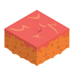 Isometric Soil Layers tile