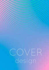 Obraz premium Minimalistic cover template set with gradients