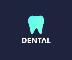 Simple Dental Logo with one color