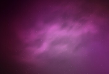Fototapeta na wymiar Light Pink vector background with galaxy stars.