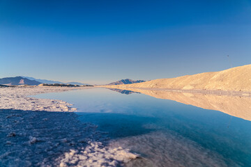 Tranquil pans at the Bonnievale Salt Flats