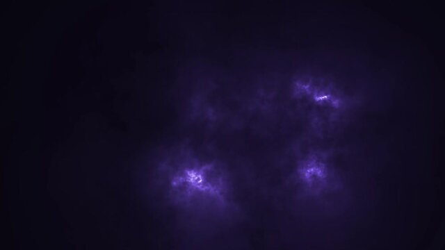 storm cloud sky with flashing thunder lightning in the night time