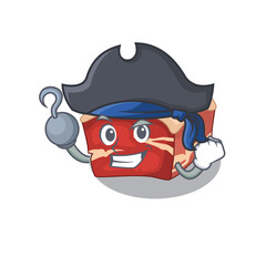 one hook hands Pirate character pork belly cartoon design
