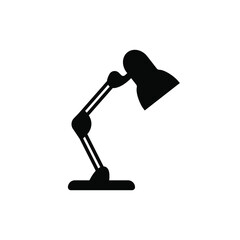 black desk lamp