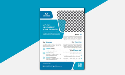 Obraz premium Professional business flyer design