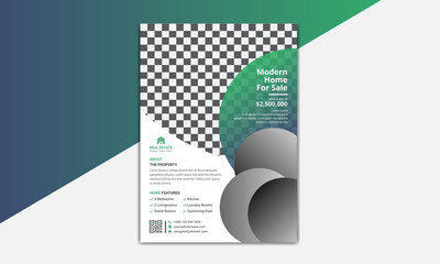 Eye-catching real estate flyer