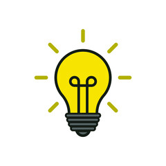 light bulb vector illustration