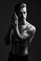 Fototapeta premium male beauty portrait