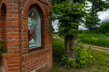 Fototapeta premium entrance to the old church