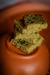 TASTY SUKHDI IN MUD CROCKERY