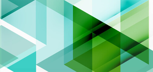 Obraz premium Geometric abstract background, mosaic triangle and hexagon shapes. Trendy abstract layout template for business or technology presentation, internet poster or web brochure cover, wallpaper