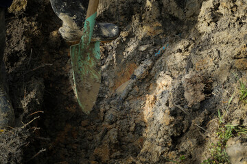 Burst pipe of domestic pipe line