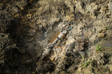 Burst pipe of domestic pipe line