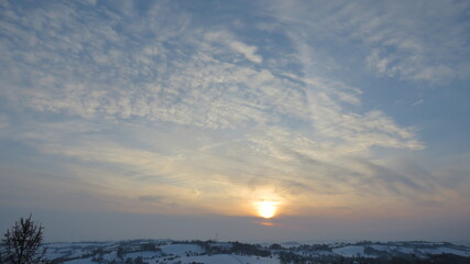 Tramonto invernale
