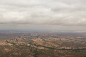 View from VanRhyn's Pass into the Knersvlakte, Nieuwoudtville, Northern Cape, South Africa