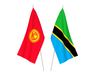 Tanzania and Kyrgyzstan flags