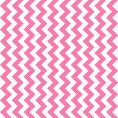 Seamless pattern with white, pink zigzag. Abstract vector background.