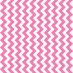 Seamless pattern with white, pink zigzag. Abstract vector background.