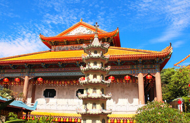 Fototapeta premium Buddhist temple Kek Lok Si, Georgetown, Penang island, Malaysia
