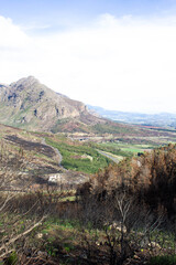 Obraz premium Scenic Mountain Ranges in South Africa