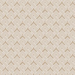 Abstract ornamental geometric square seamless pattern vector background.