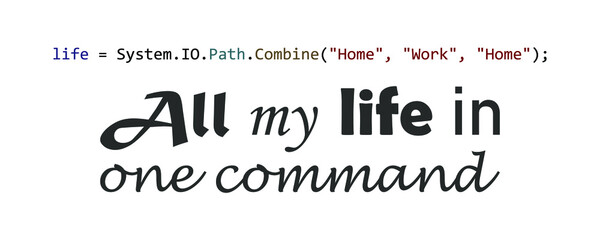 life = System.IO.Path.Combine( 