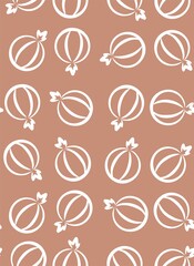 Vector background with berries. Design for wallpaper, fabric, paper, invitation, greeting card, print and web.