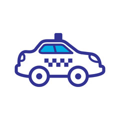 taxi icon logo illustration design