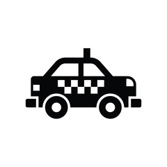 taxi icon logo illustration design