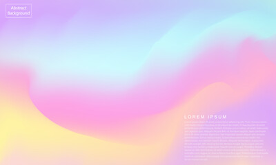 Abstract Pastel rainbow gradient background Ecology concept for your graphic design web, © HNKz