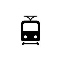 train icon logo illustration design