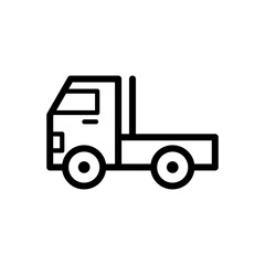 truck icon logo illustration design