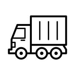 truck icon logo illustration design