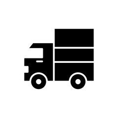 truck icon logo illustration design