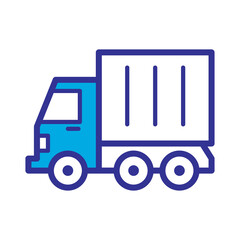 truck icon logo illustration design